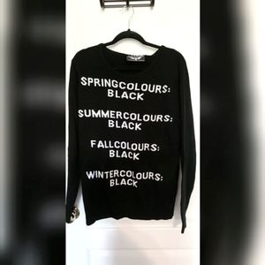Killstar sweater.